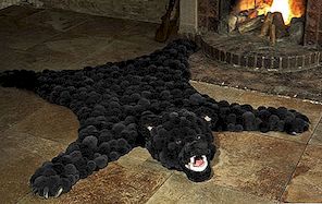 来自Myk的Bearskin地毯的引人注目的替代品