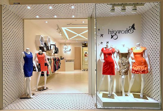 Ženské a obálkování: Fashion Boutique v Singapuru od KNQ Associates