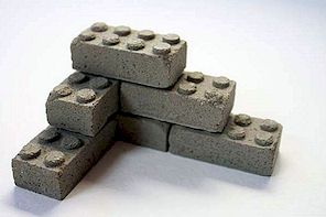 Zábavné připomínky dětství: betonové stavební bloky
