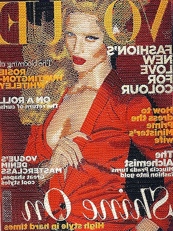 Handmade Vogue Magazine Cover: A Cool Decorating Item?