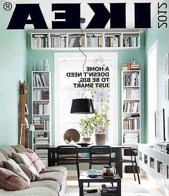 IKEA 2012 Catalogusvoorbeeld: kleine ruimtes en trendy kleuren
