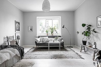 斯德哥尔摩令人难以置信的精心设计的一室公寓