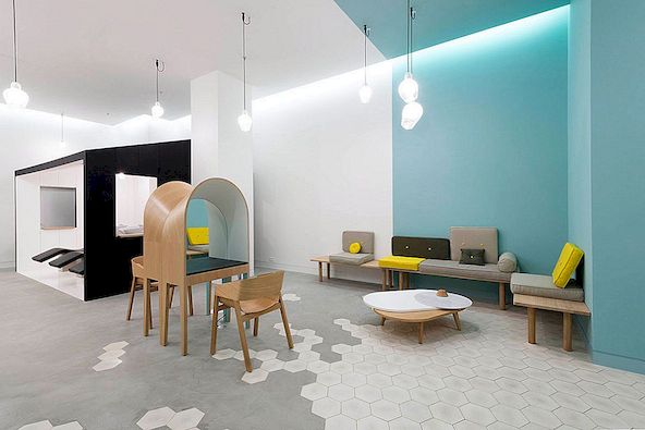Le Coiffeur kadeřnictví v Marseille re-představuje vyhrazené prostory design