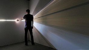 Light Beam Art, gebaseerd op de principes van Camera Obscura