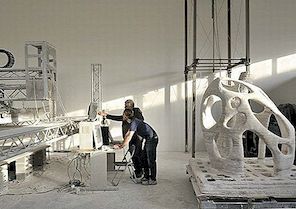 Stroj, ki natisne stavbe, osupljive inovacije Enrico Dini