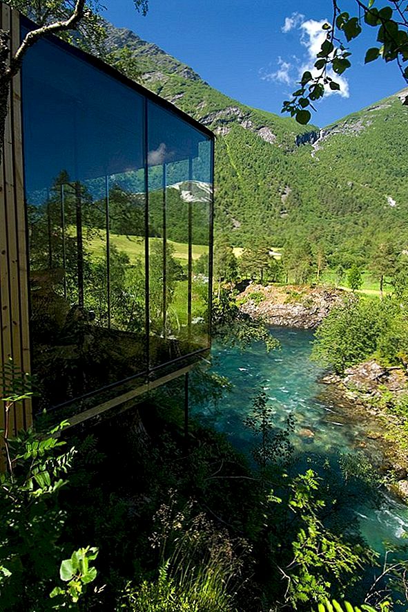 Minimalistinė architektūra ir mesmerizing vaizdai: Juvet Landscape Hotel