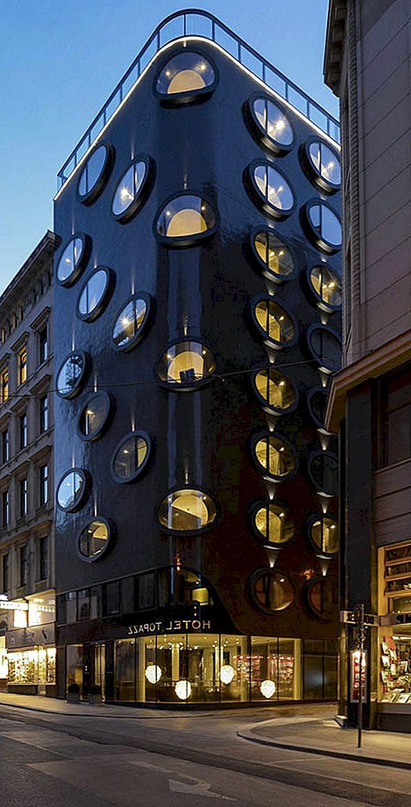 New Design Hotel Topazz På Wiens minsta centrala byggplatser