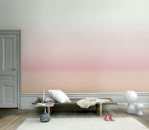Ombre Wallpaper Inspirerad av svenska landskap i skymning och gryning