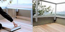 Patino家具可以在阳台上节省空间