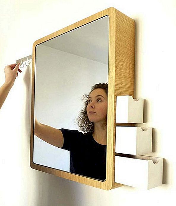 Precious Storage Mirror Sheltering Fashion Accesories