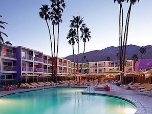 Als gevolg van de kleurrijke geest van Southwest USA: Saguaro Palm Springs Hotel