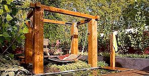Romantická zahradní rekonstrukce pro relaxaci v přírodě