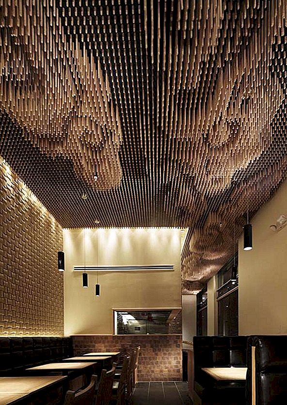 Ongeëvenaarde artistieke plafondinstallatie door Takeshi Sano