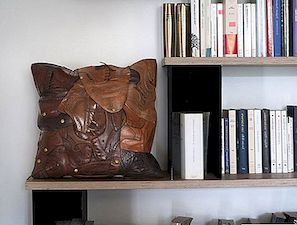 Μοναδικά χειροποίητα βαμβακερά και δερμάτινα μαξιλάρια για ειδικές κατοικίες