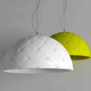 Stoppad lampa inspirerad av Chesterfield soffan