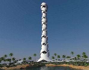 Další obrovská budova v Dubaju se jmenovala Tkaná věž