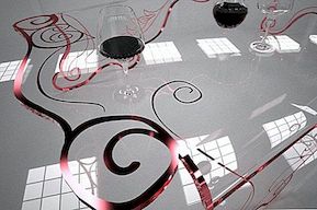 Dekorativa lyxiga kaffeborddesigner från Tim Burtons filmer