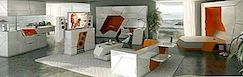 Futuristisch minimalistisch meubilair van Boxetti