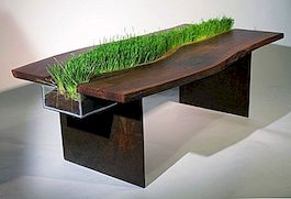 Πράσινο τραπέζι από την Emily Wettstein
