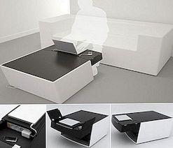 Dizajnerski stolovi za kavu Philippe Barsol kombinira automobilsku opremu s dizajnom interijera