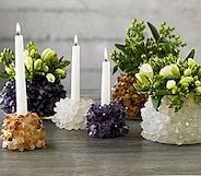 Křemenná svíčka a váza