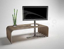 Det multifunktionella Buc soffbordet och TV-stativet - perfekt för små utrymmen
