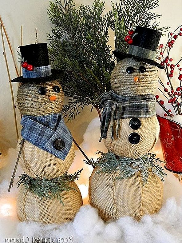 10 jednostavnih snjegovića Ideje za vaš odmor Dekoracija