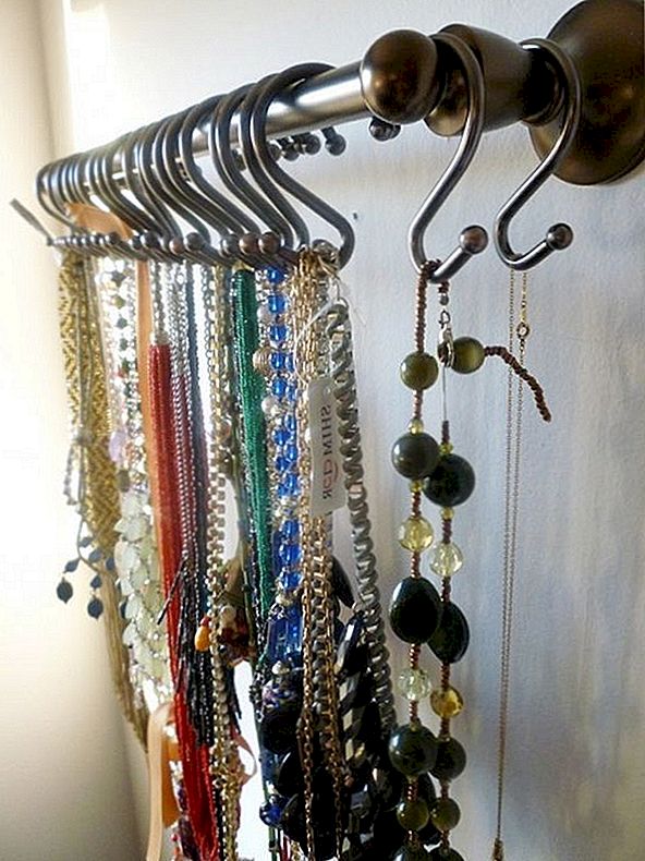 11 DIY Ideje za pohranu ogrlica