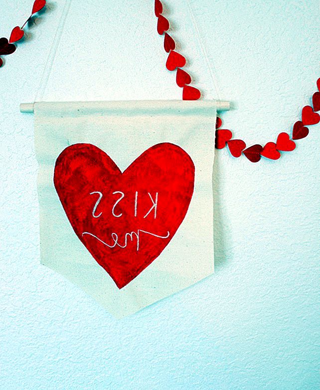 20 DIYs, které vám připraví dům na den svatého Valentýna