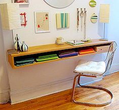 4 preprosta načina DIY za obrt z leseno mizo za notranjo pisarno