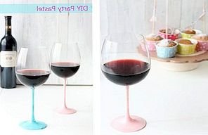 Krásné DIY projekty s jednoduchým sklem na víno