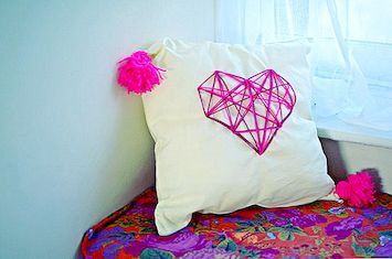 Cuddly DIY akcent jastuci s slatkim Heart Designs