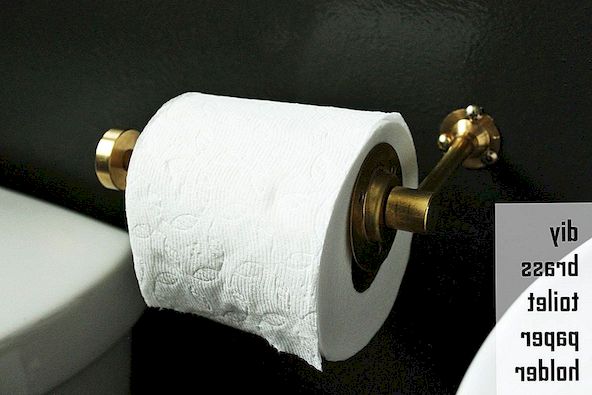 DIY Chic Brass κάτοχος χαρτιού τουαλέτας
