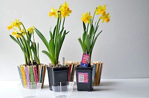 DIY Clothespin Flower Pot