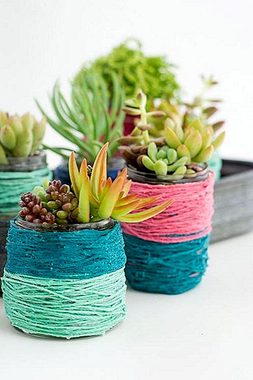 DIY kul med succulenta krukor - 13 Förtjusande idéer