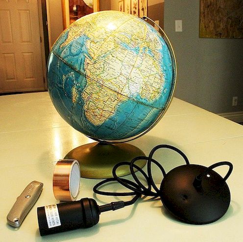 DIY Globe Pendant Light: rychlé a snadné osvětlení