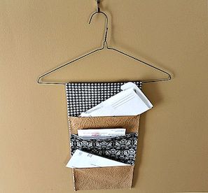 DIY Hanging Mail Organizer