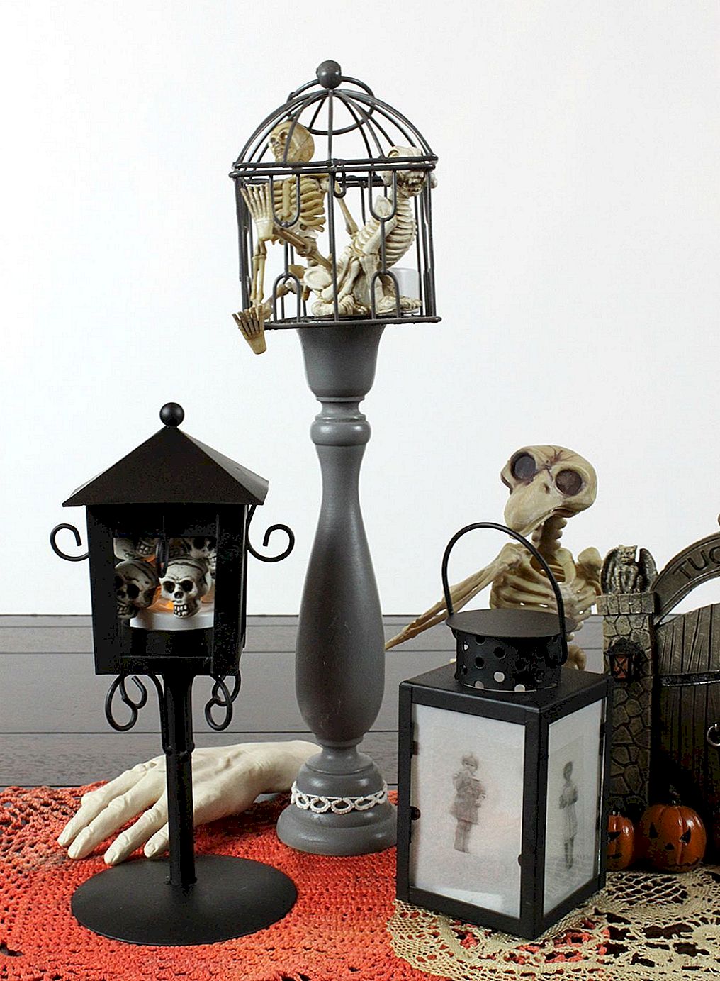 DIY Spooky Cadılar Bayramı Fenerler