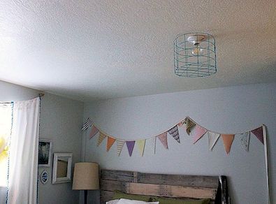 DIY Wire Cage Light Fixture