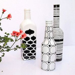 Enostavne, reciklirane steklenice DIY