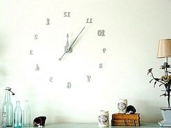 Geniální DIY Nástěnné hodiny čísel domácnosti