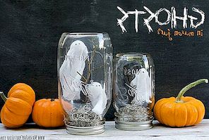 Khéo léo Mason Jar Halloween trang trí ý tưởng