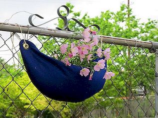 Interessante DIY Hanging Felt Planter