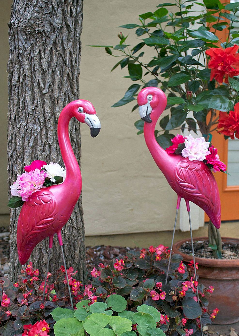 Maak Flamingo Planters voor je zomer decoreren
