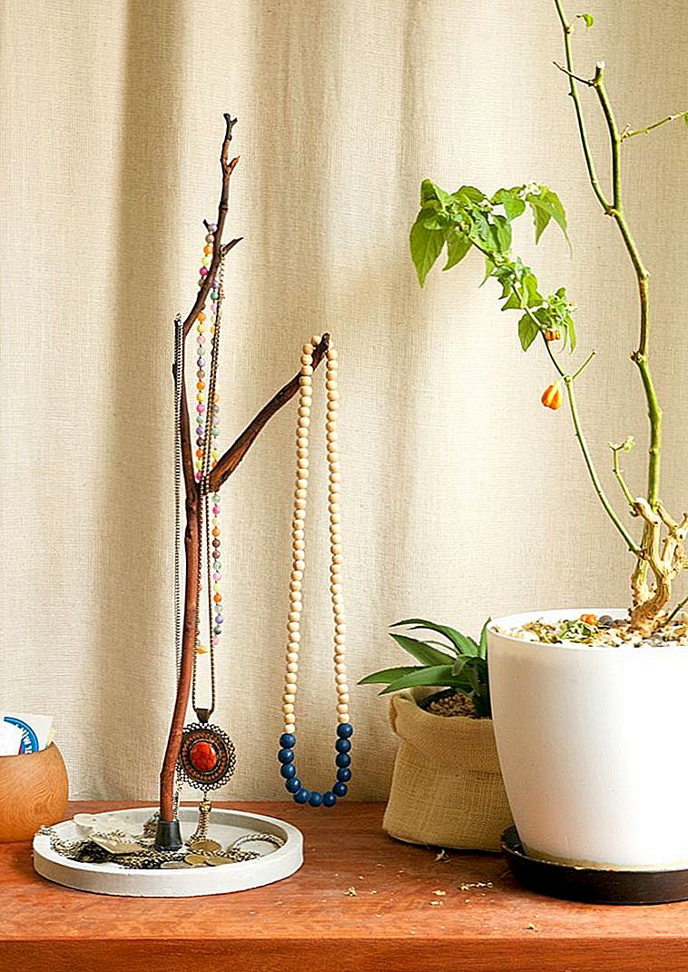 Natuurlijke DIY Jewelry Tree Display