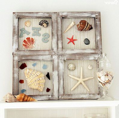 Seashell Crafts som tar stranden in i ditt hem