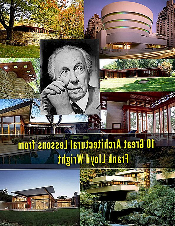 10 geweldige architecturale lessen van Frank Lloyd Wright