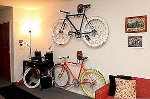 在室内停放自行车的15个实用且不引人注目的想法