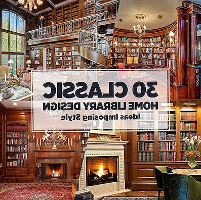 30 klasiskās mājas bibliotēkas dizaina idejas