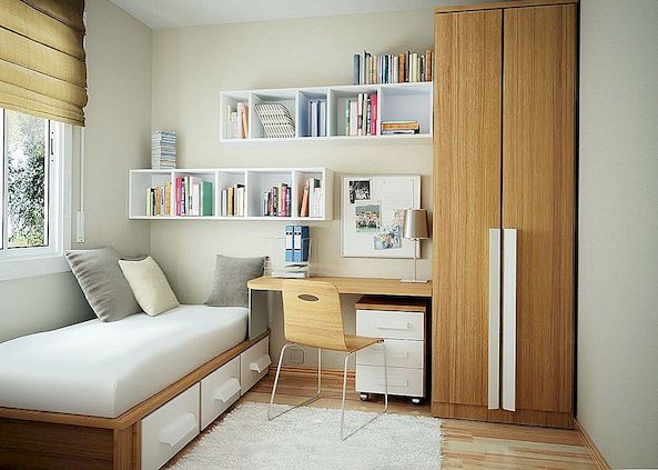 Rymdbesparande möbler för ditt lilla sovrum